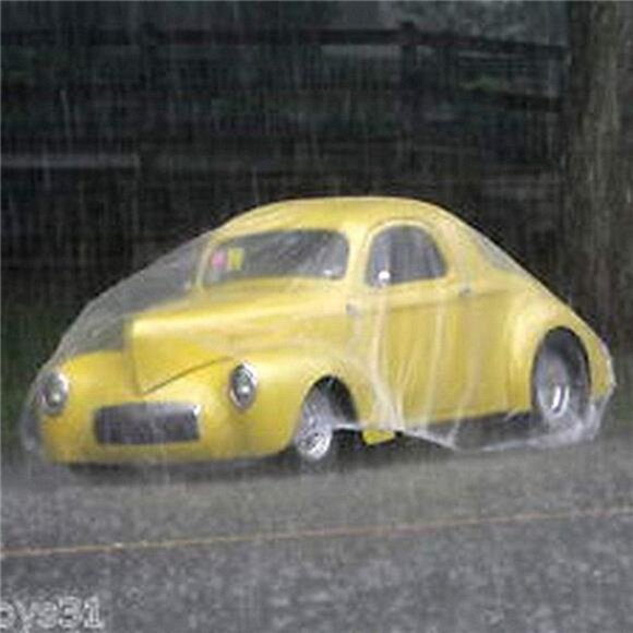 West Lake Universal Clear Disposable Car Cover for SUV, Sedan, Sport Cars - Picture 5 of 8